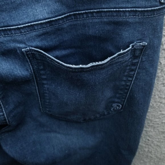 Indigo Rein Women's 11 Blue Skinny Jeans 32.75" 30.5" 8" - Picture 10 of 11